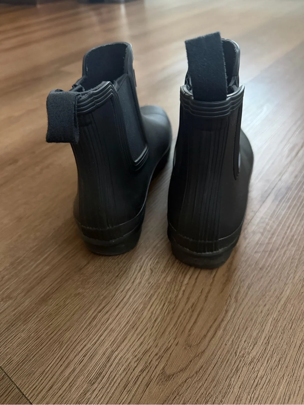 Hunter Black Chelsea Rain Boots